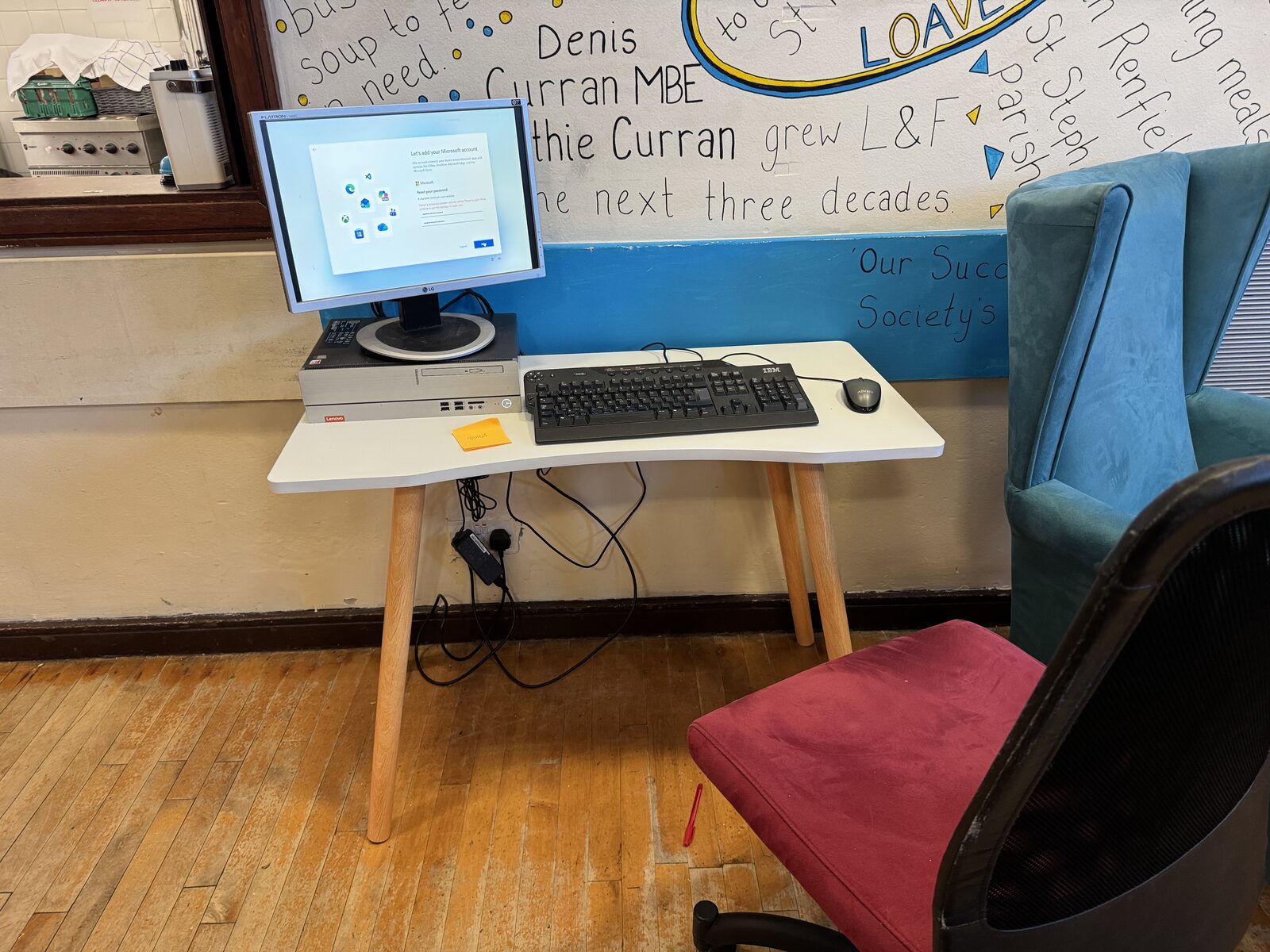 The community cafe interior